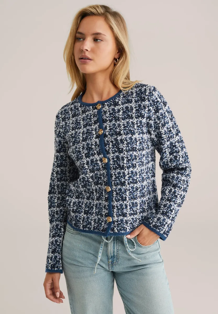 Strickjacke - blue