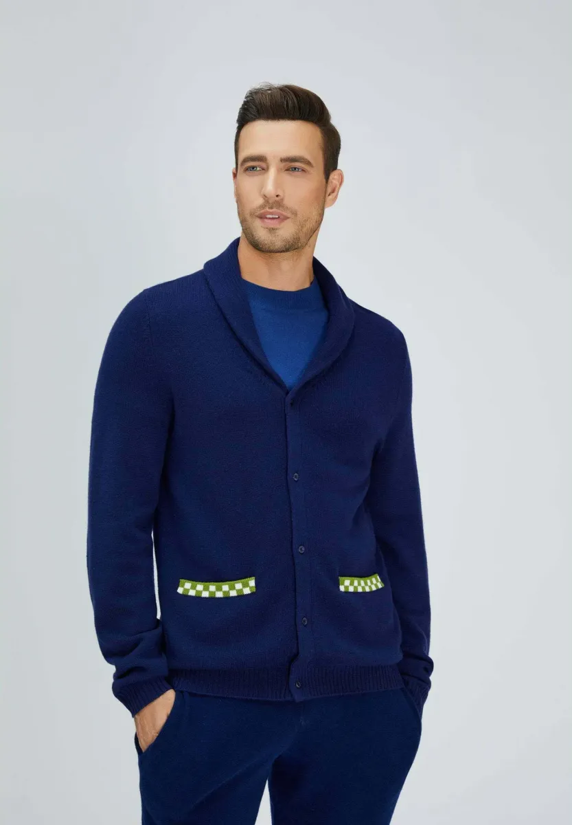 Strickjacke - blue
