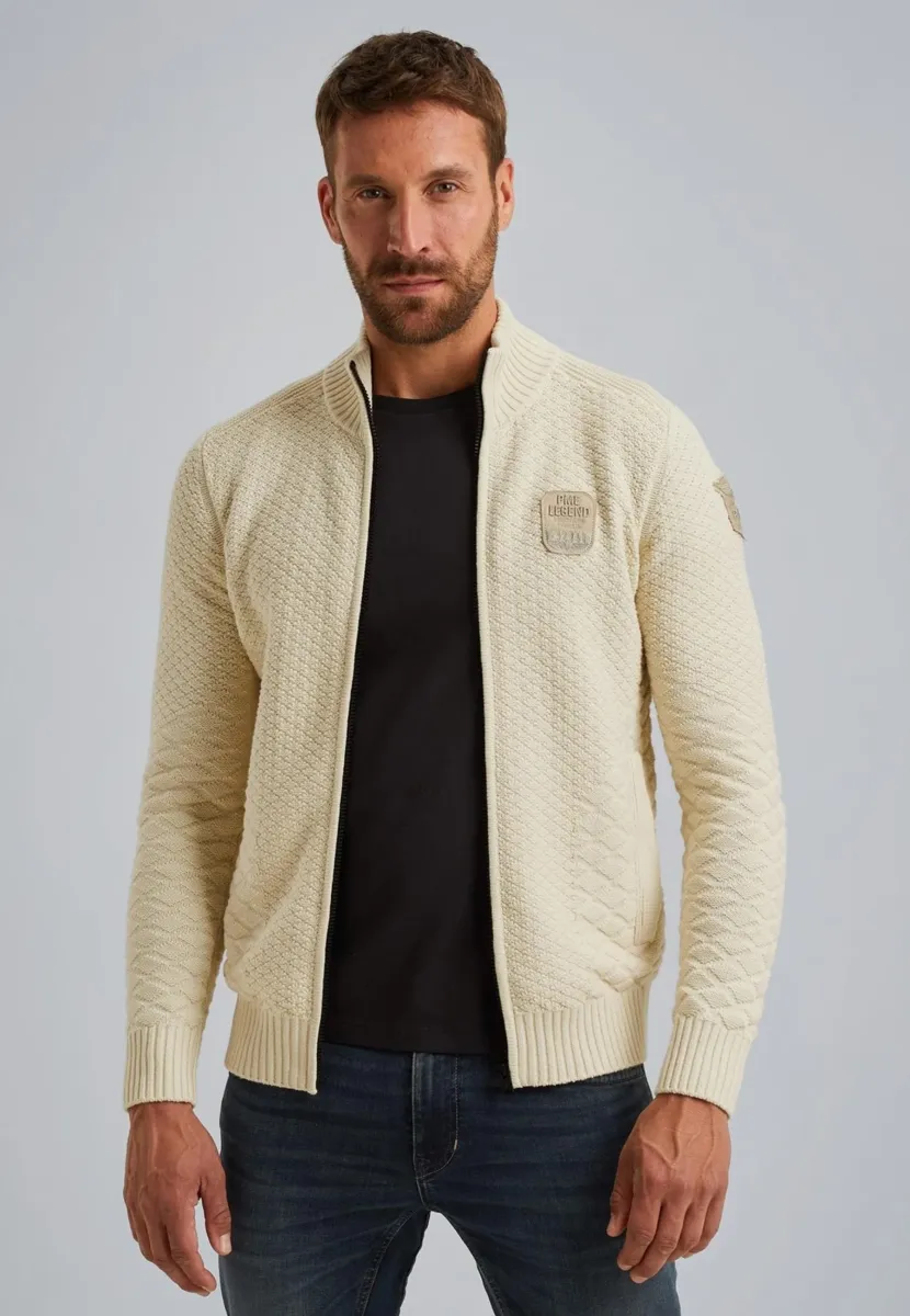 Strickjacke - bone white
