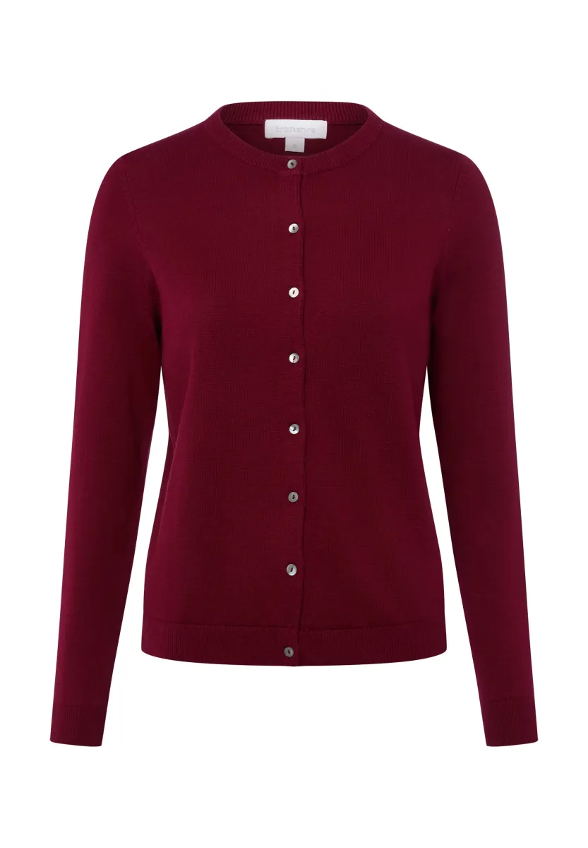 Strickjacke - bordeaux - 0005