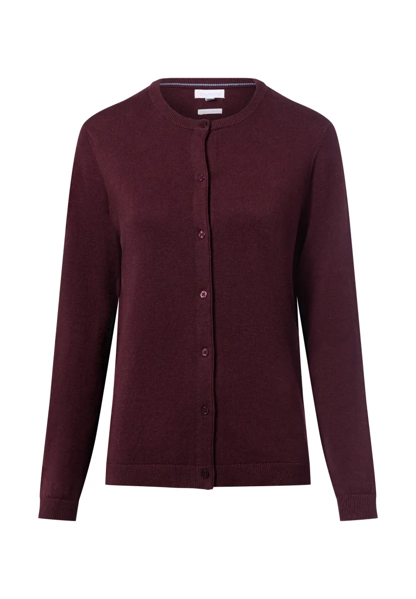 Strickjacke - bordeaux