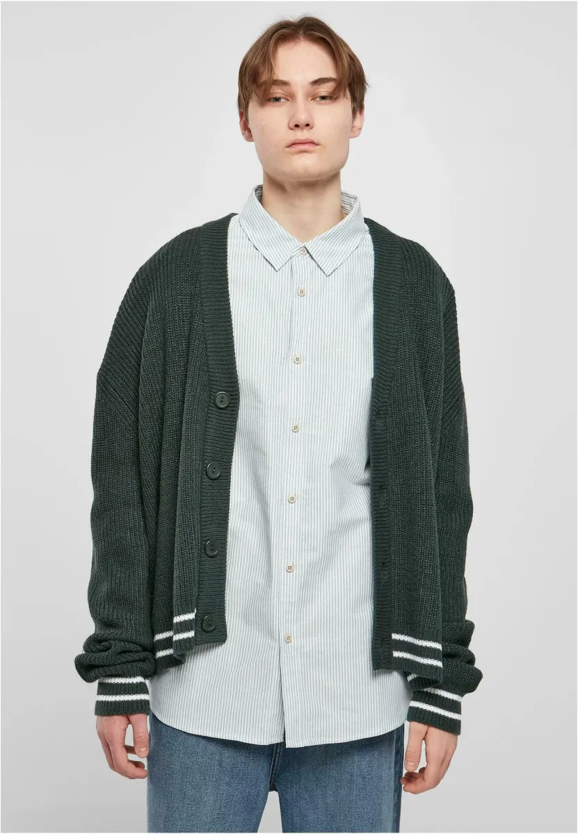 Strickjacke - bottlegreen