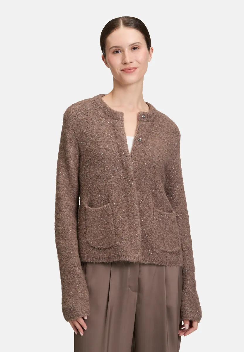 Strickjacke - braun