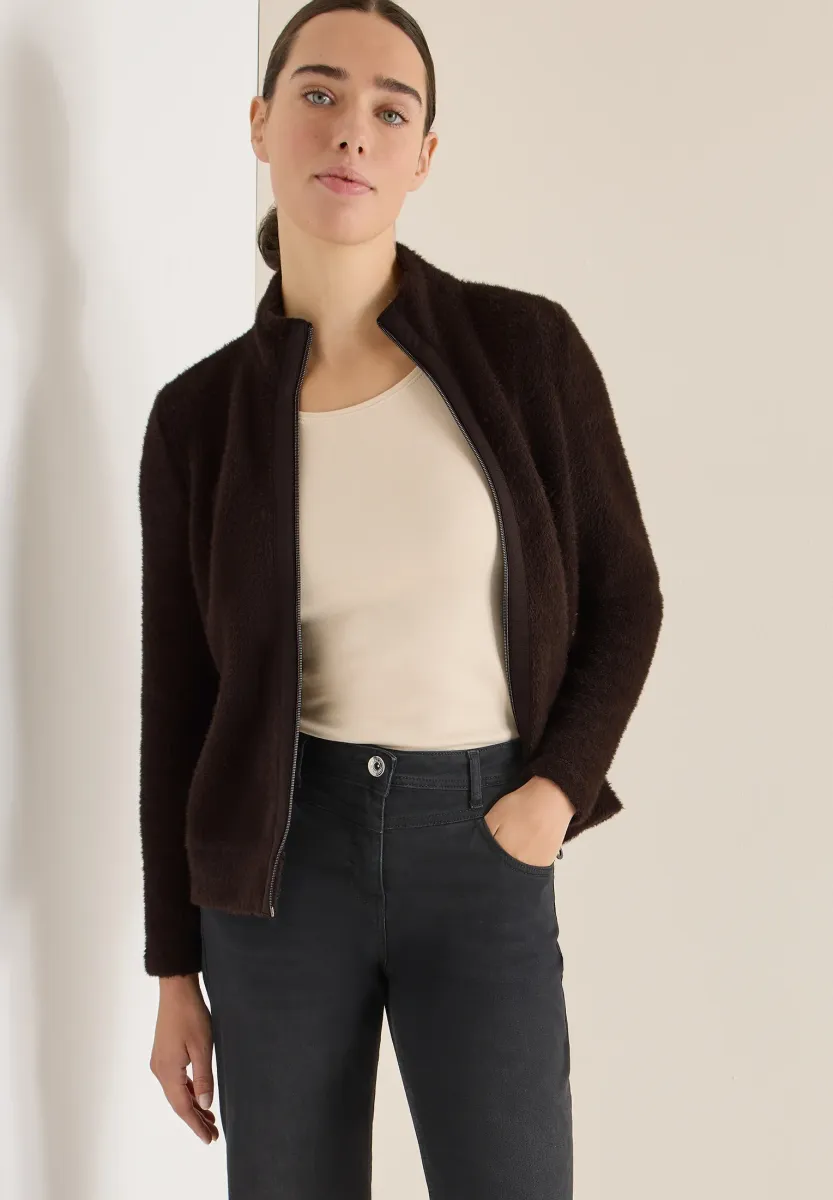 Strickjacke - braun