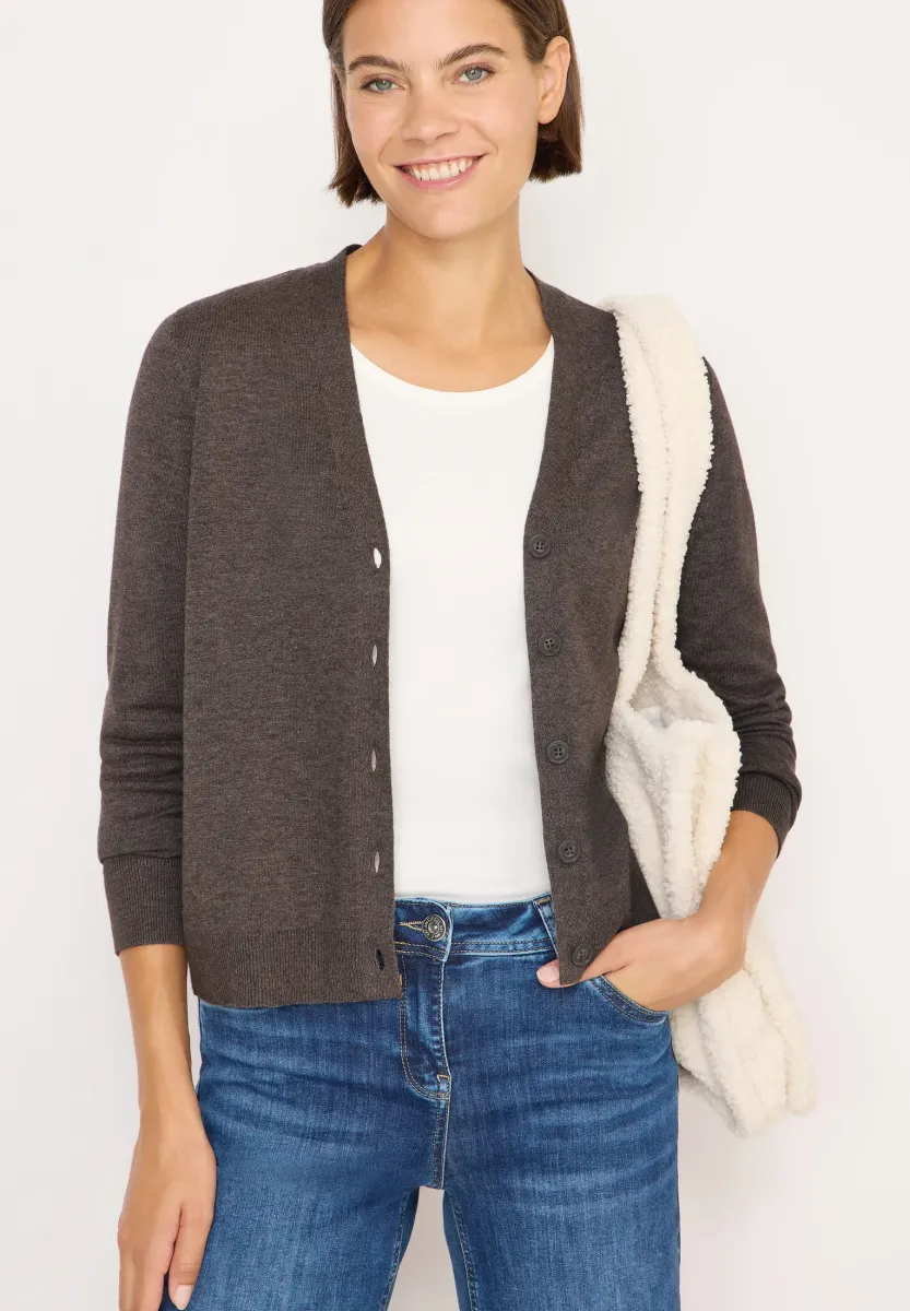 Strickjacke - braun