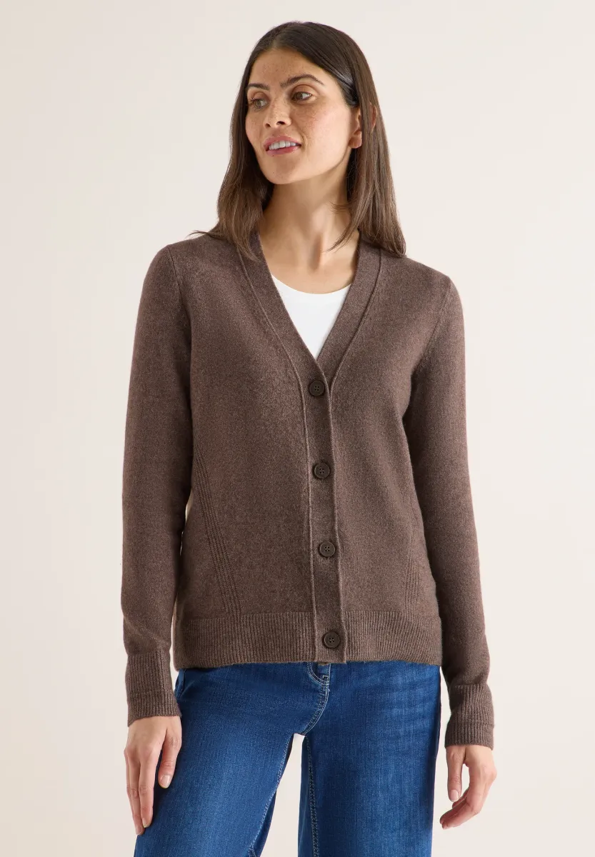 Strickjacke - braun