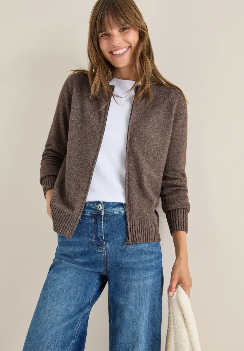 Strickjacke - braun