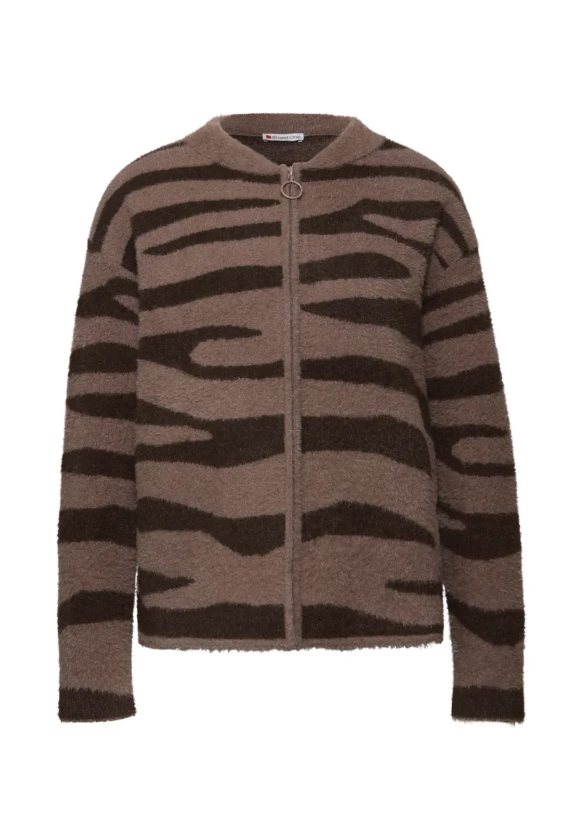 Strickjacke - braun
