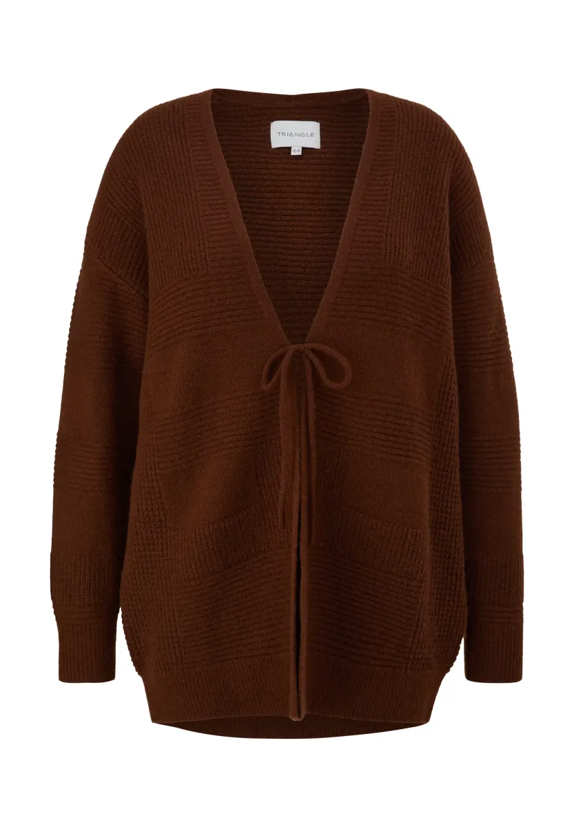 Strickjacke - braun