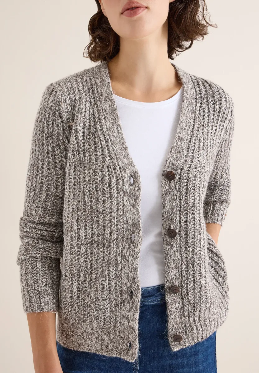 Strickjacke - braun