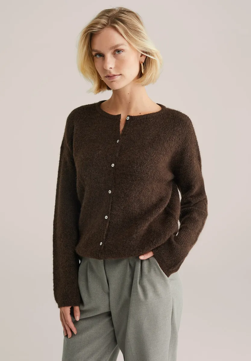 Strickjacke - brown