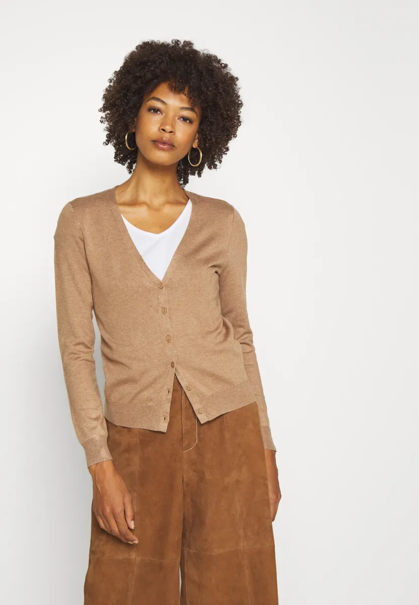 Strickjacke - camel