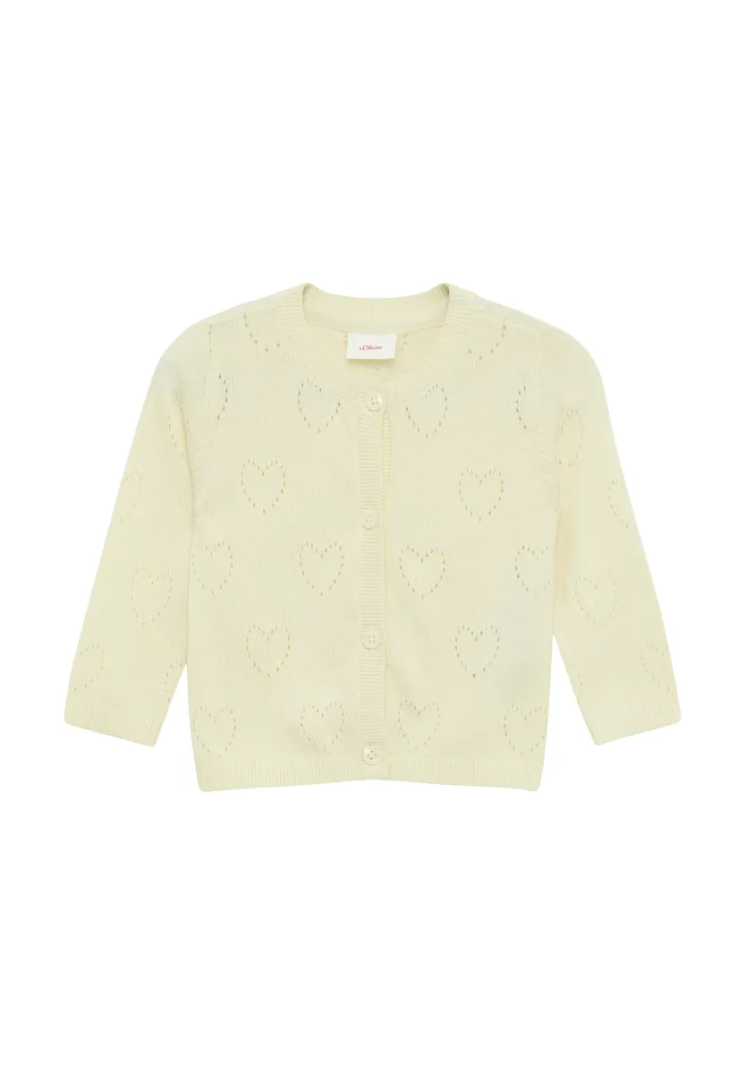 Strickjacke - champagner