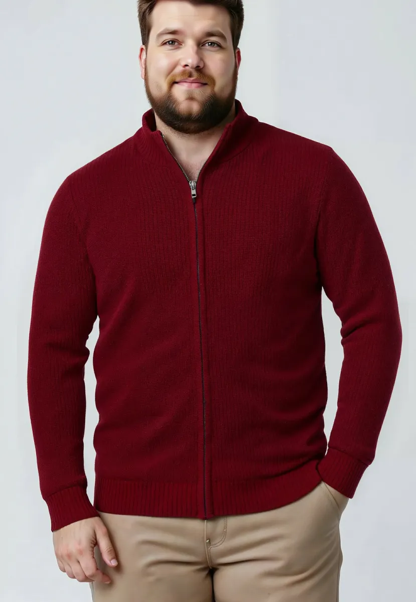 Strickjacke - claret