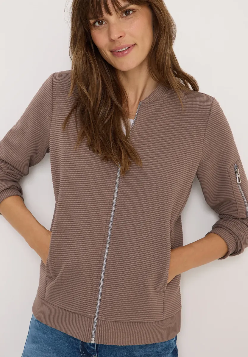 Strickjacke - cocoa taupe
