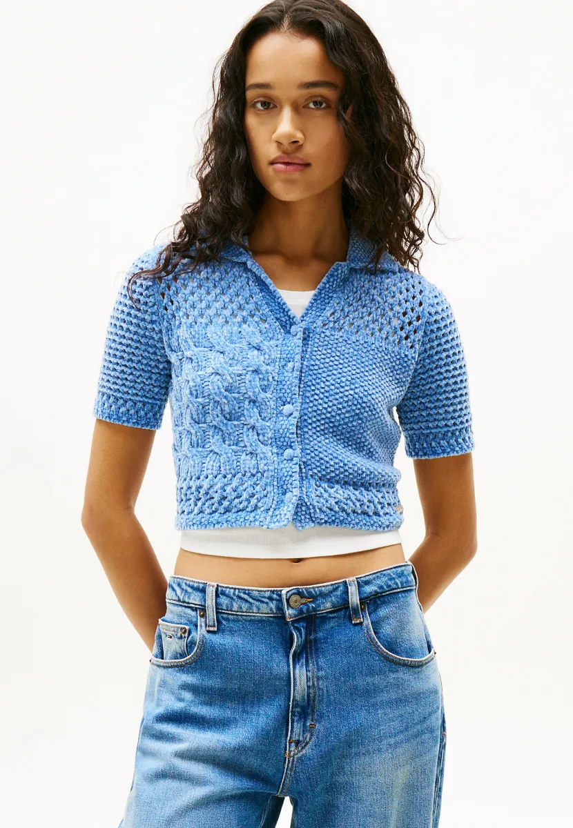 Strickjacke - colorado blue