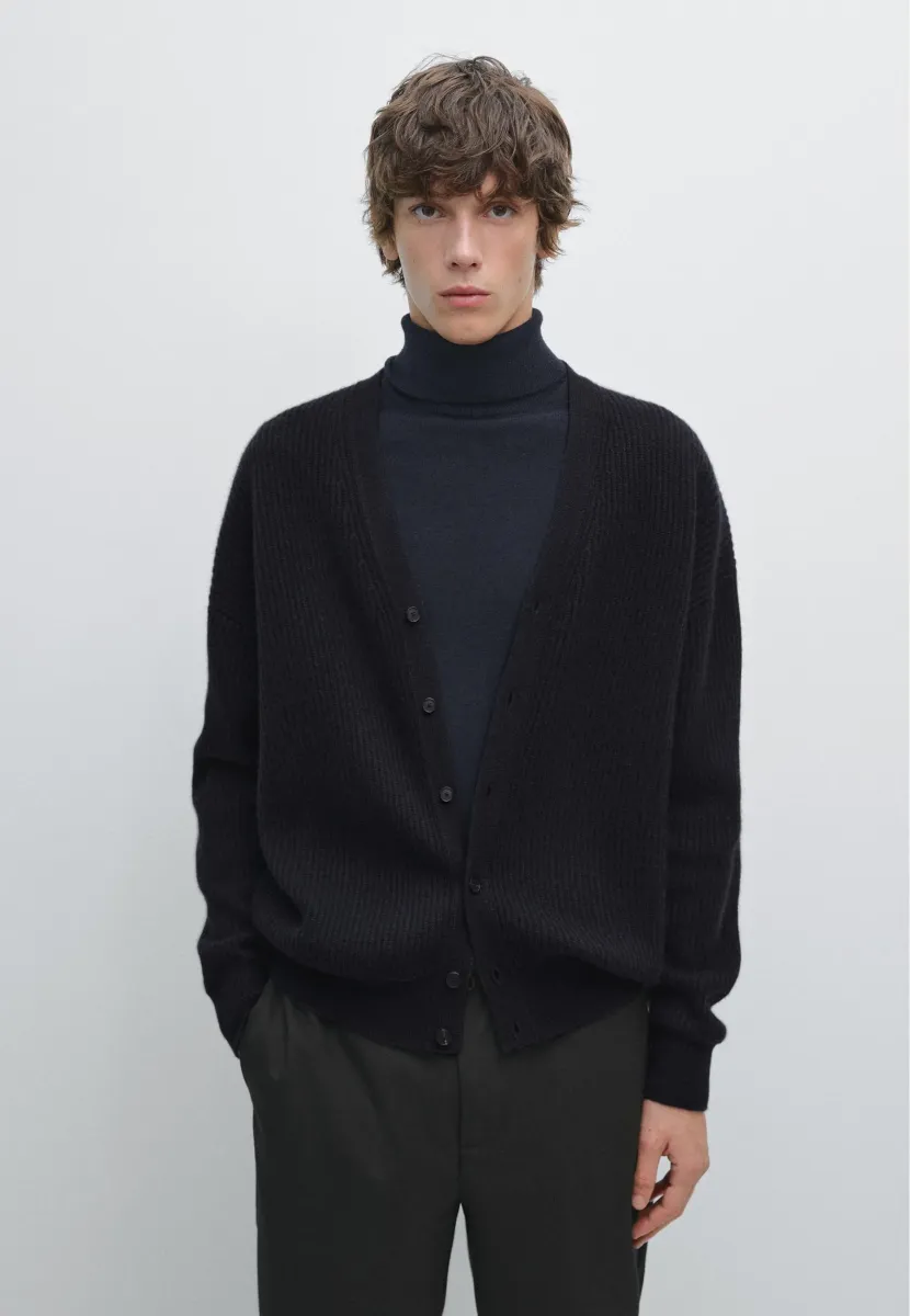 Strickjacke - dark blue