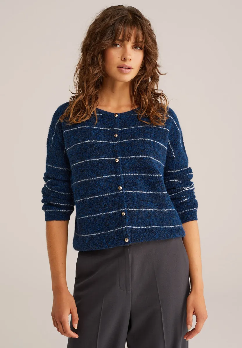 Strickjacke - dark blue