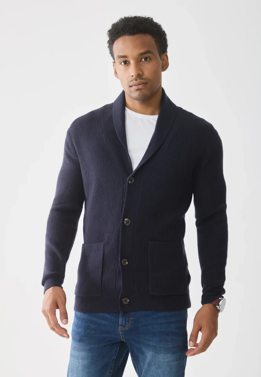 Strickjacke - dark blue