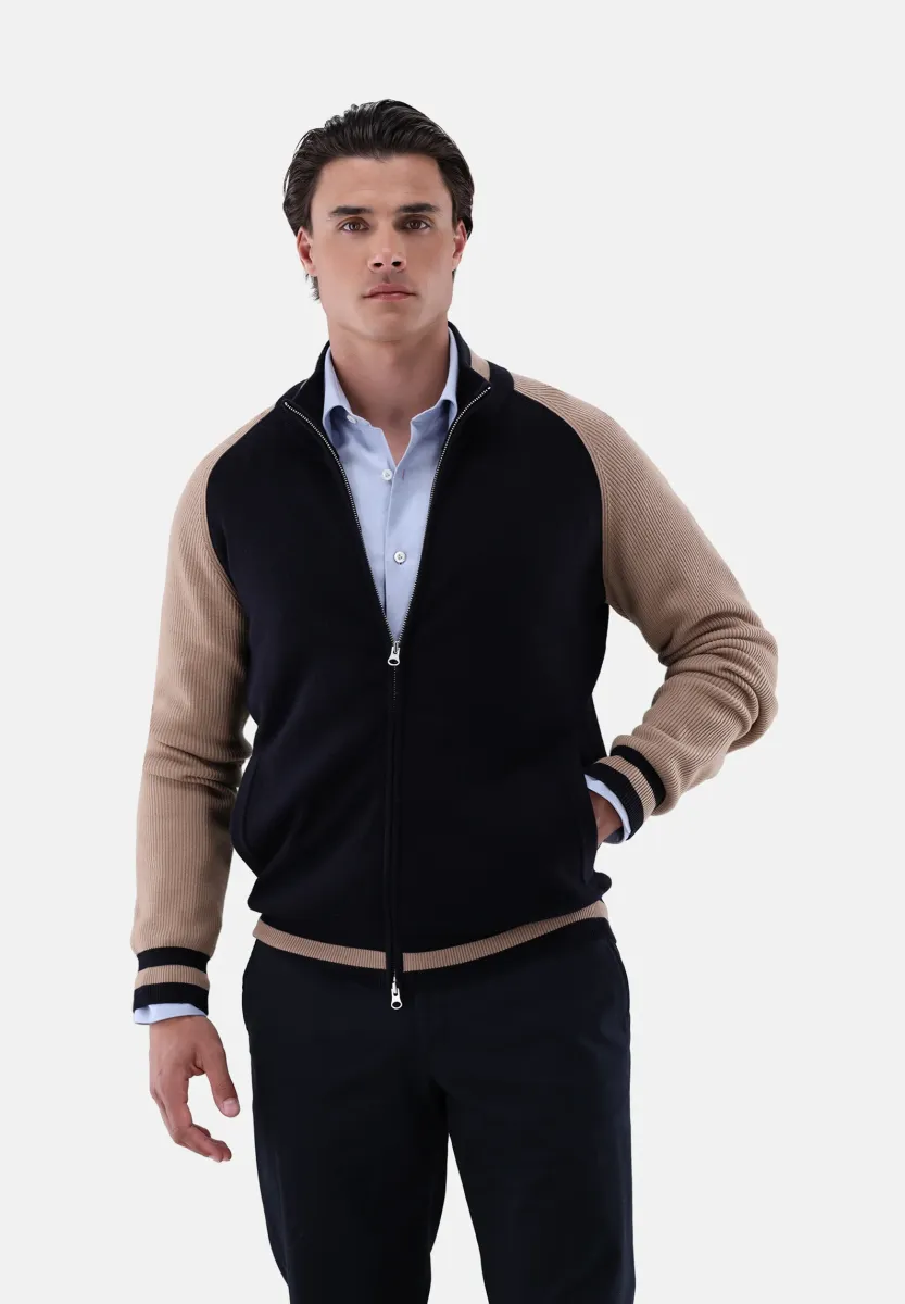 Strickjacke - dark blue