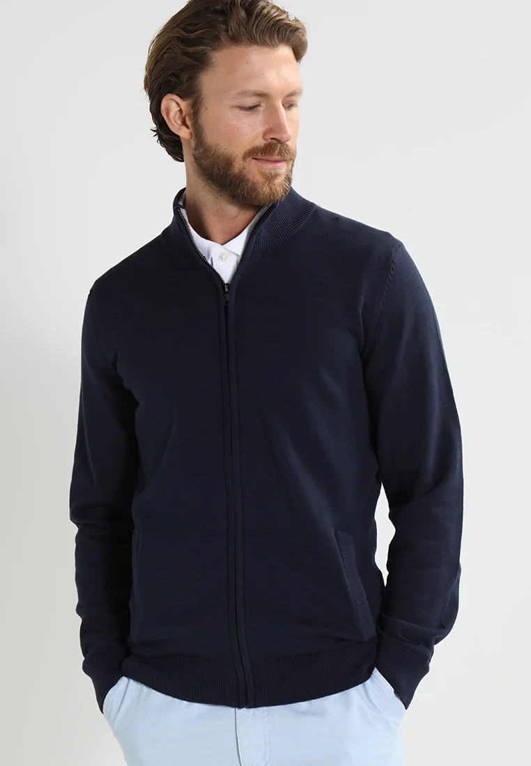 Strickjacke - dark blue