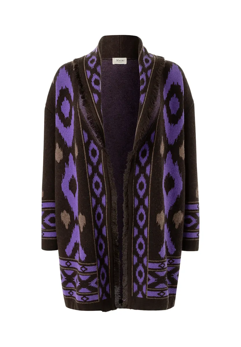 Strickjacke - dark espresso