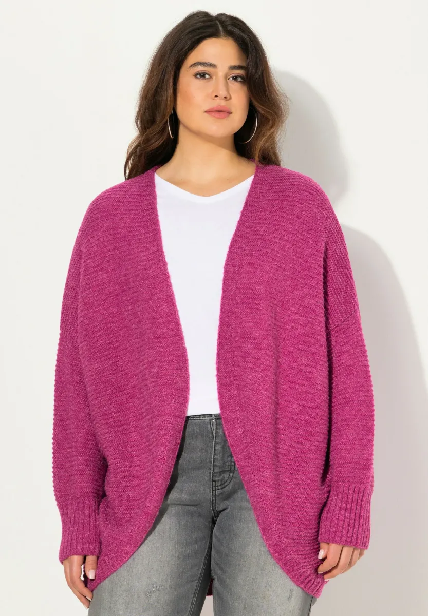 Strickjacke - dark mauve