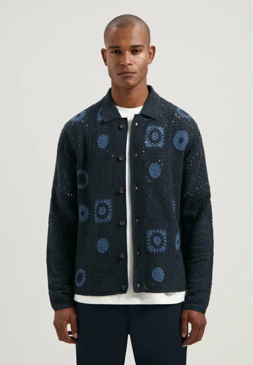 Strickjacke - dark navy