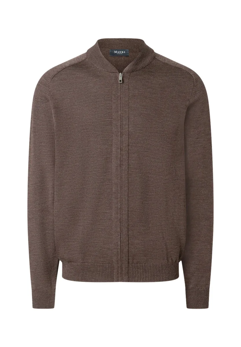Strickjacke - field brown