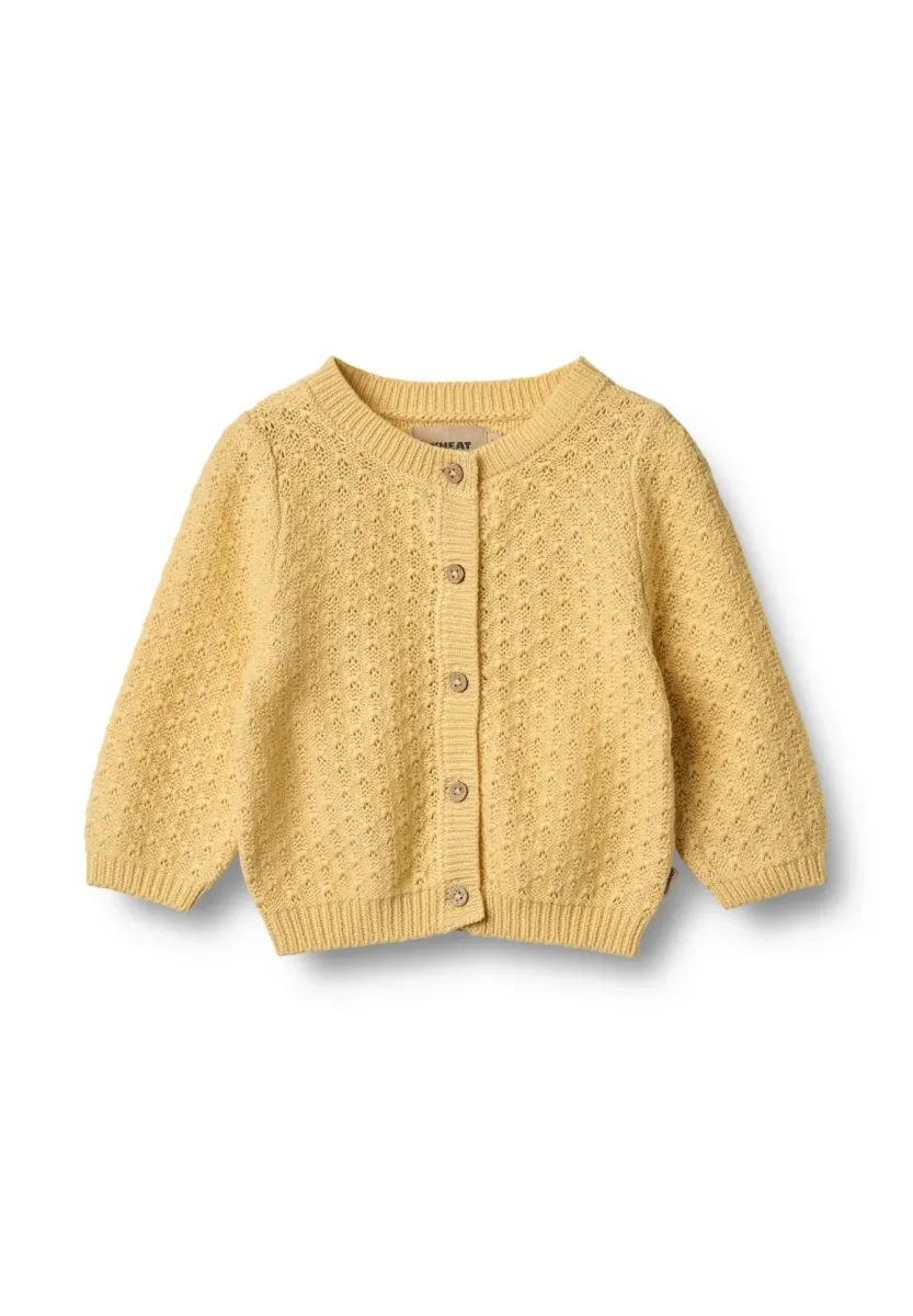 Strickjacke - golden yellow