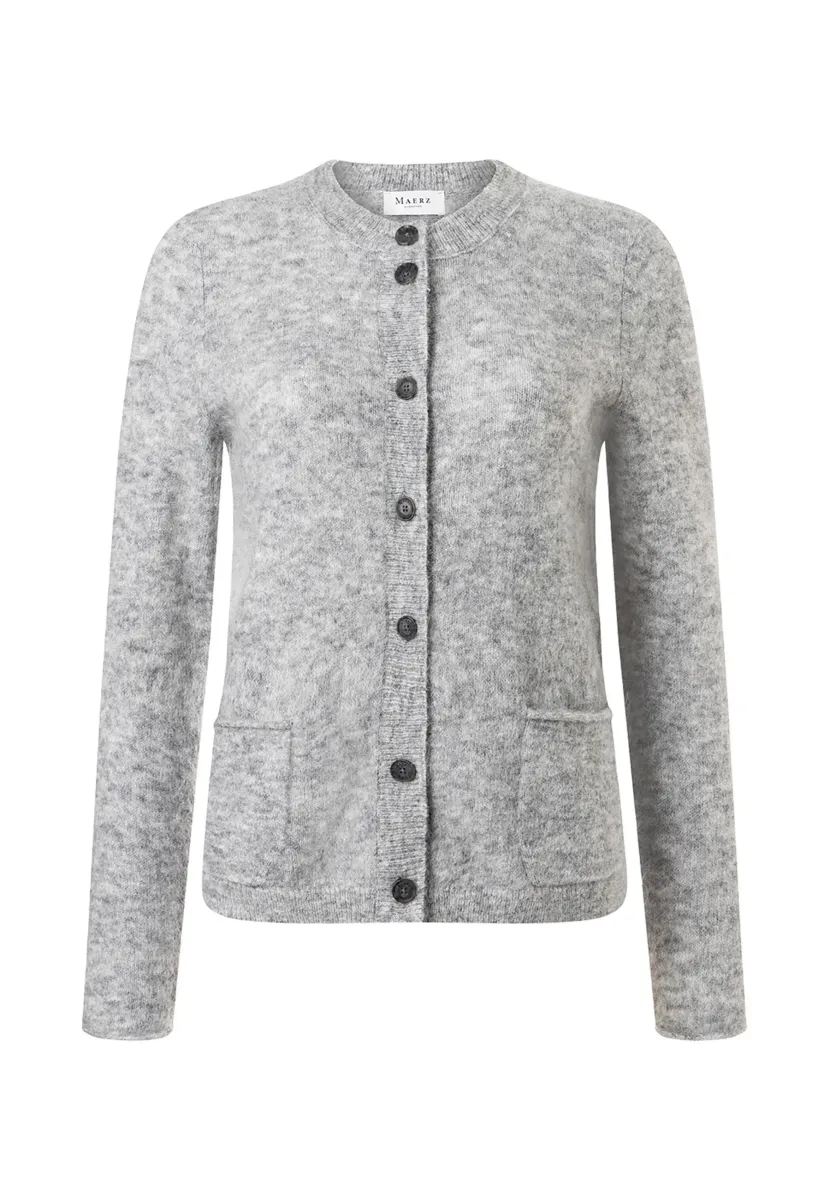 Strickjacke - granite grey