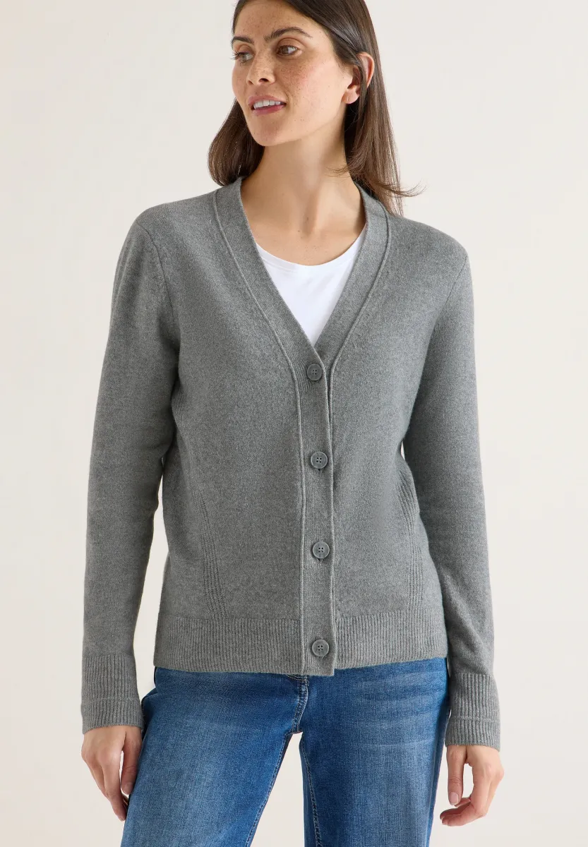 Strickjacke - grau