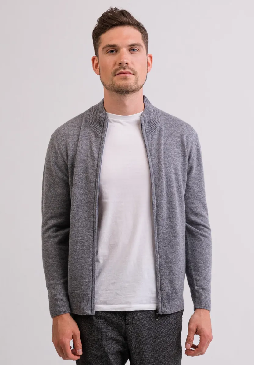 Strickjacke - grau