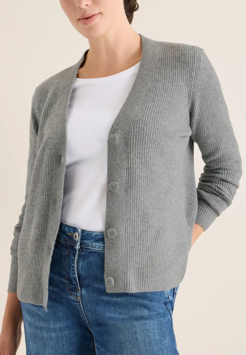 Strickjacke - grau