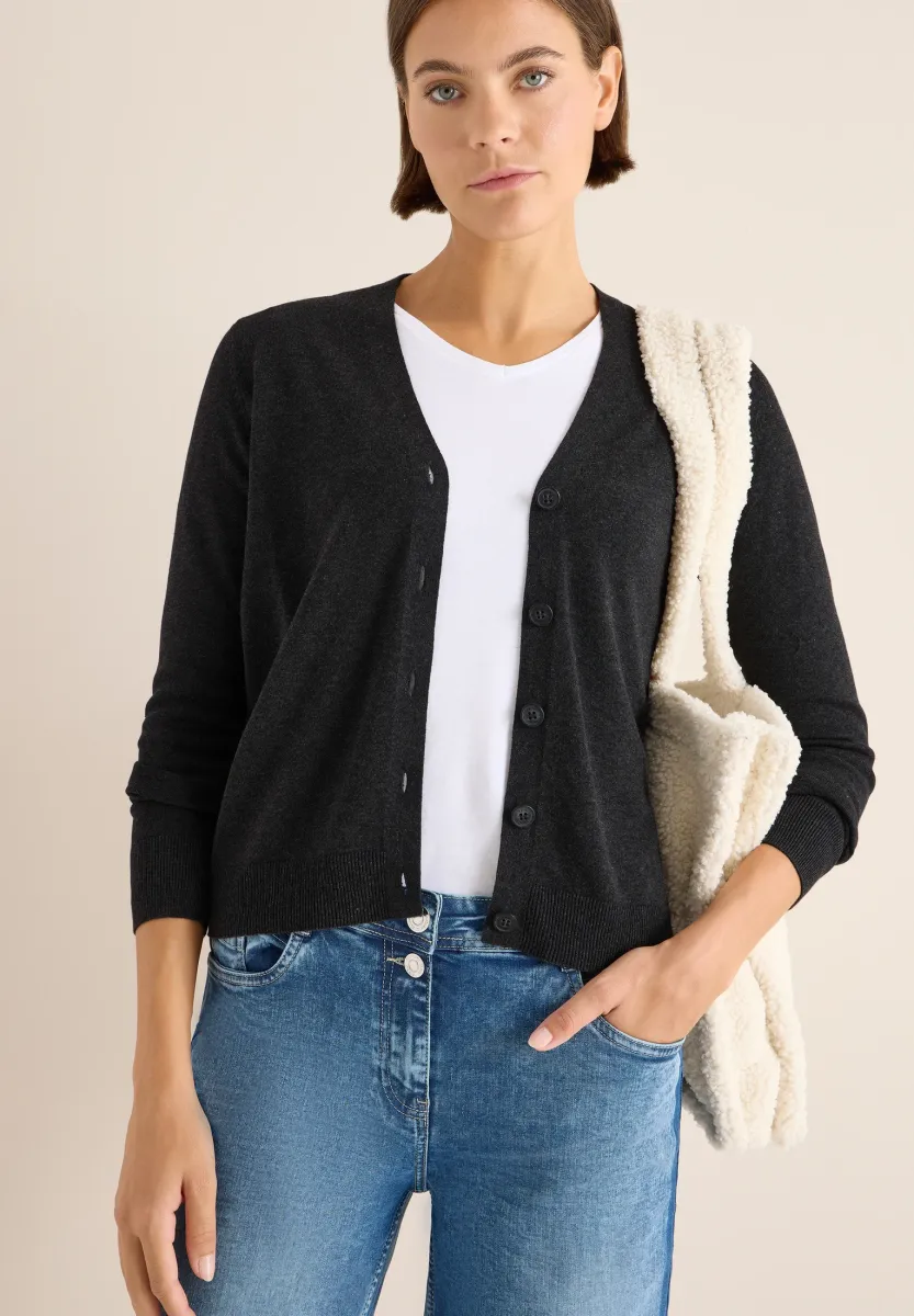 Strickjacke - grau