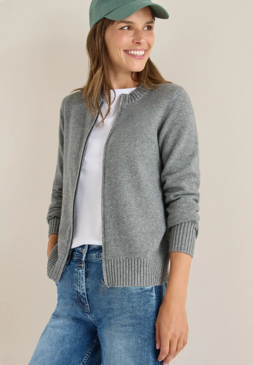 Strickjacke - grau