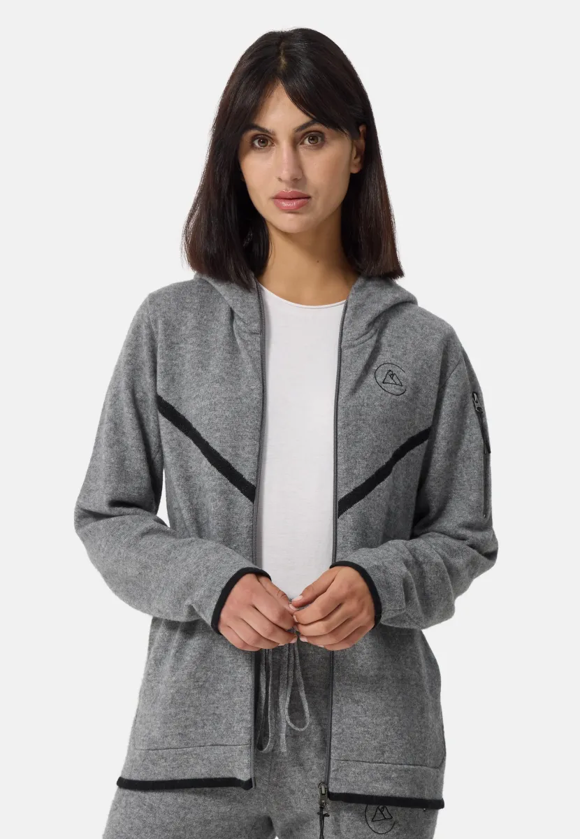 Strickjacke - grau