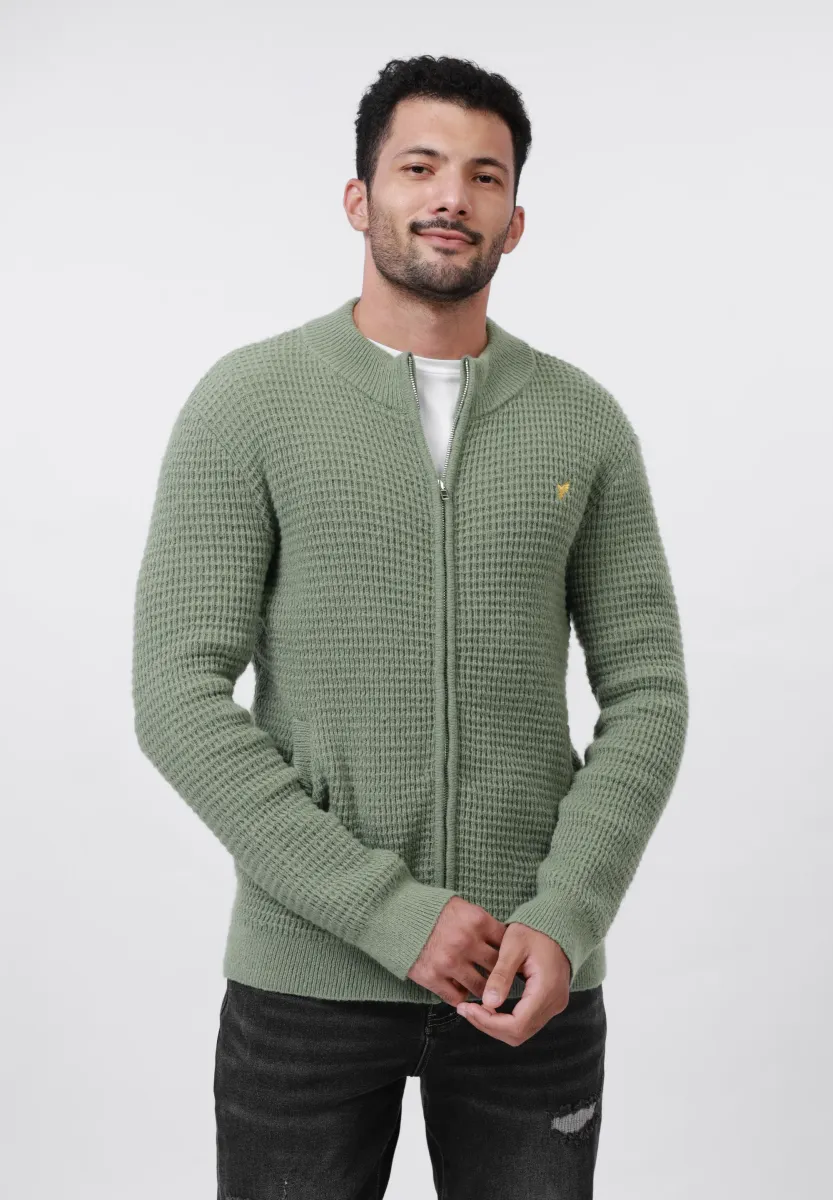Strickjacke - green