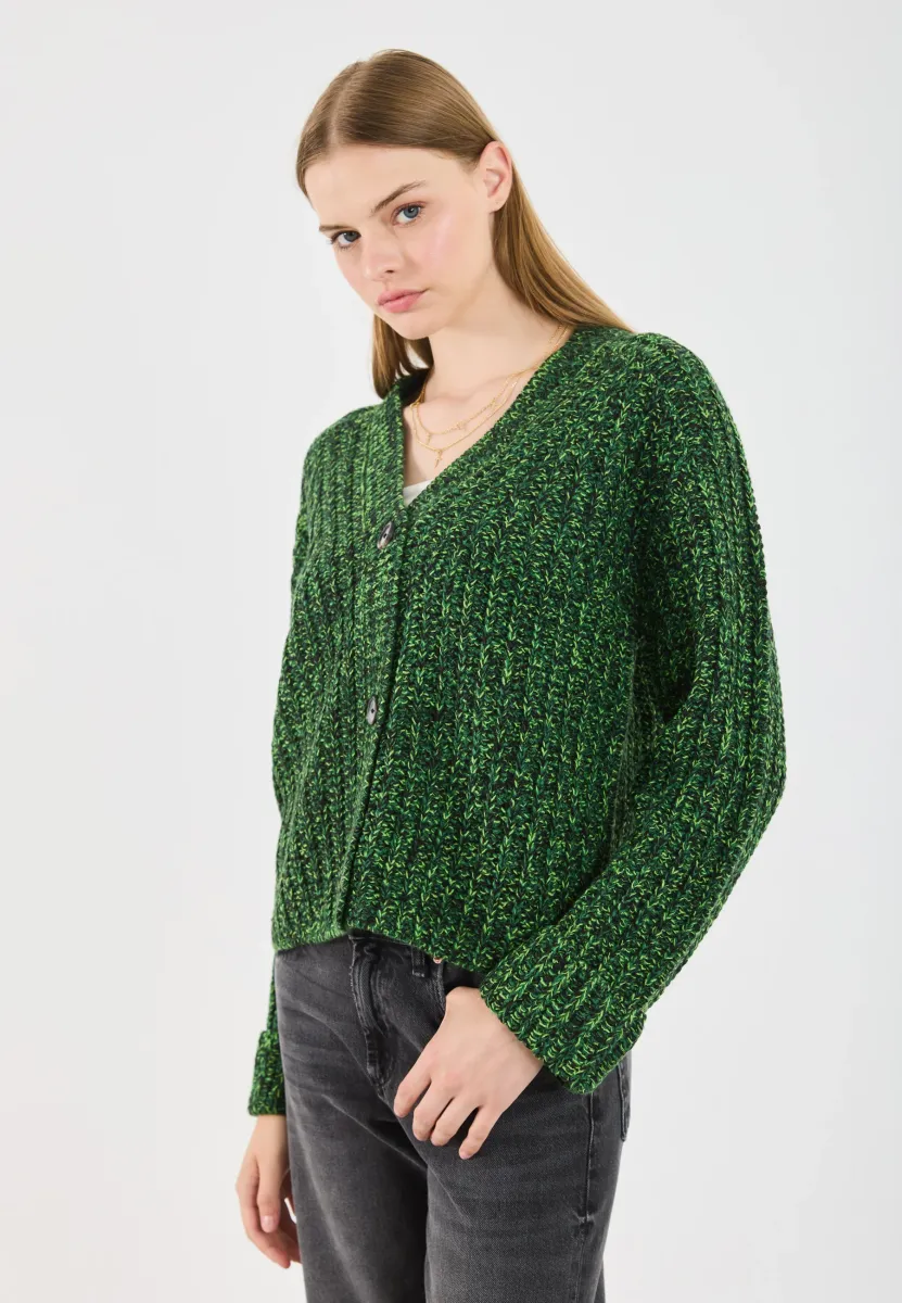 Strickjacke - green