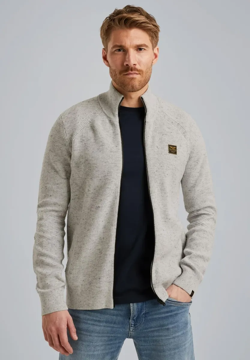 Strickjacke - grey metal