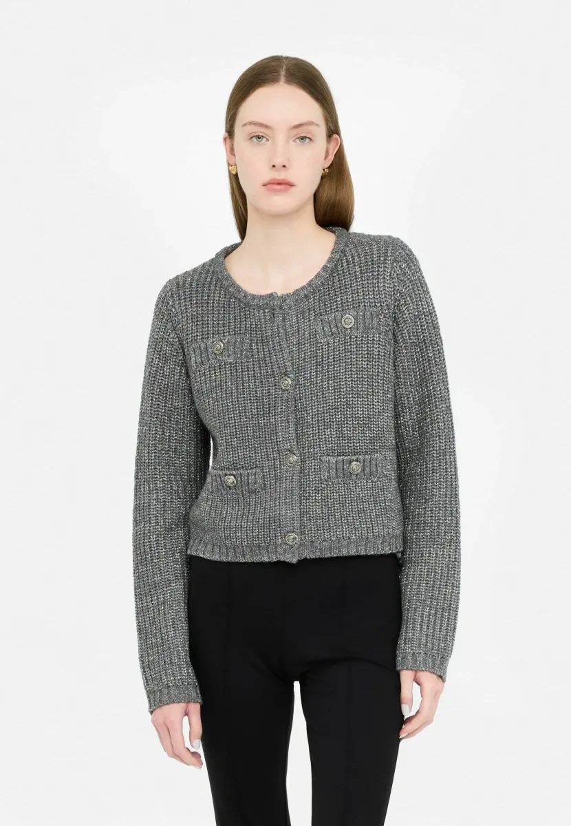 Strickjacke - grey