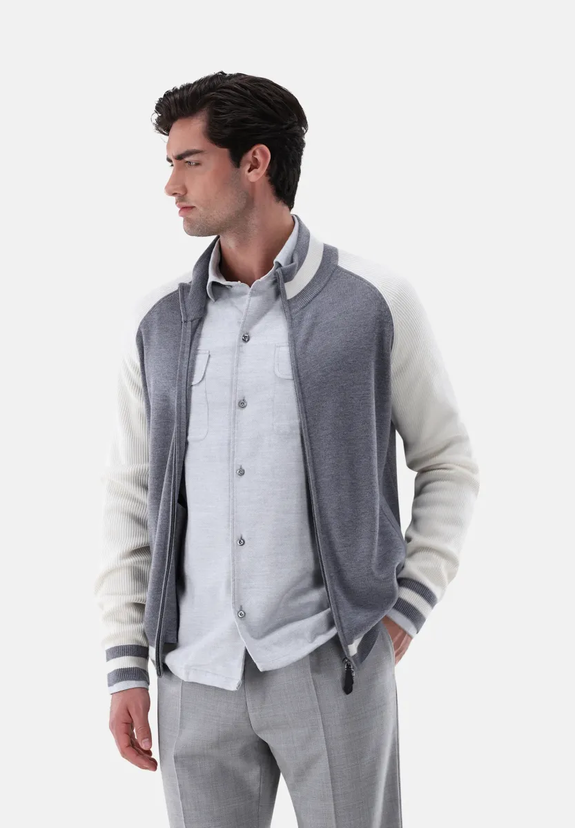 Strickjacke - grey