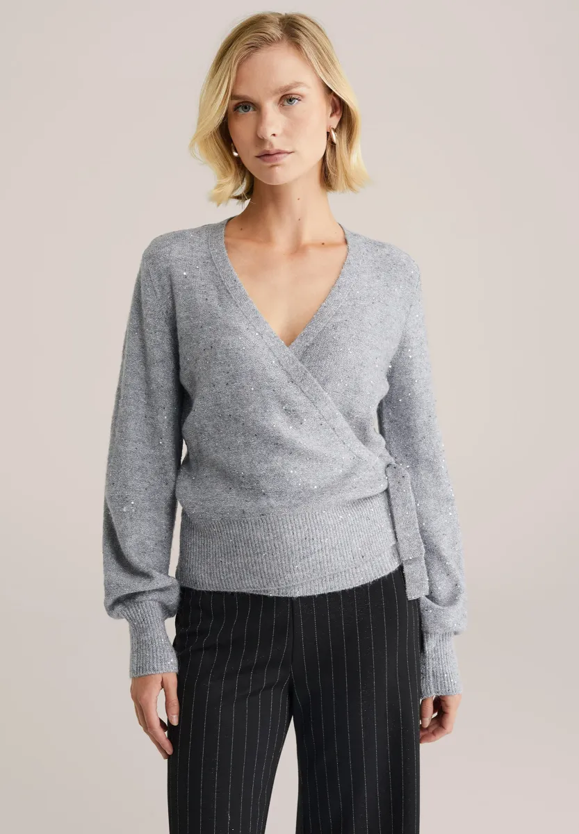 Strickjacke - grey