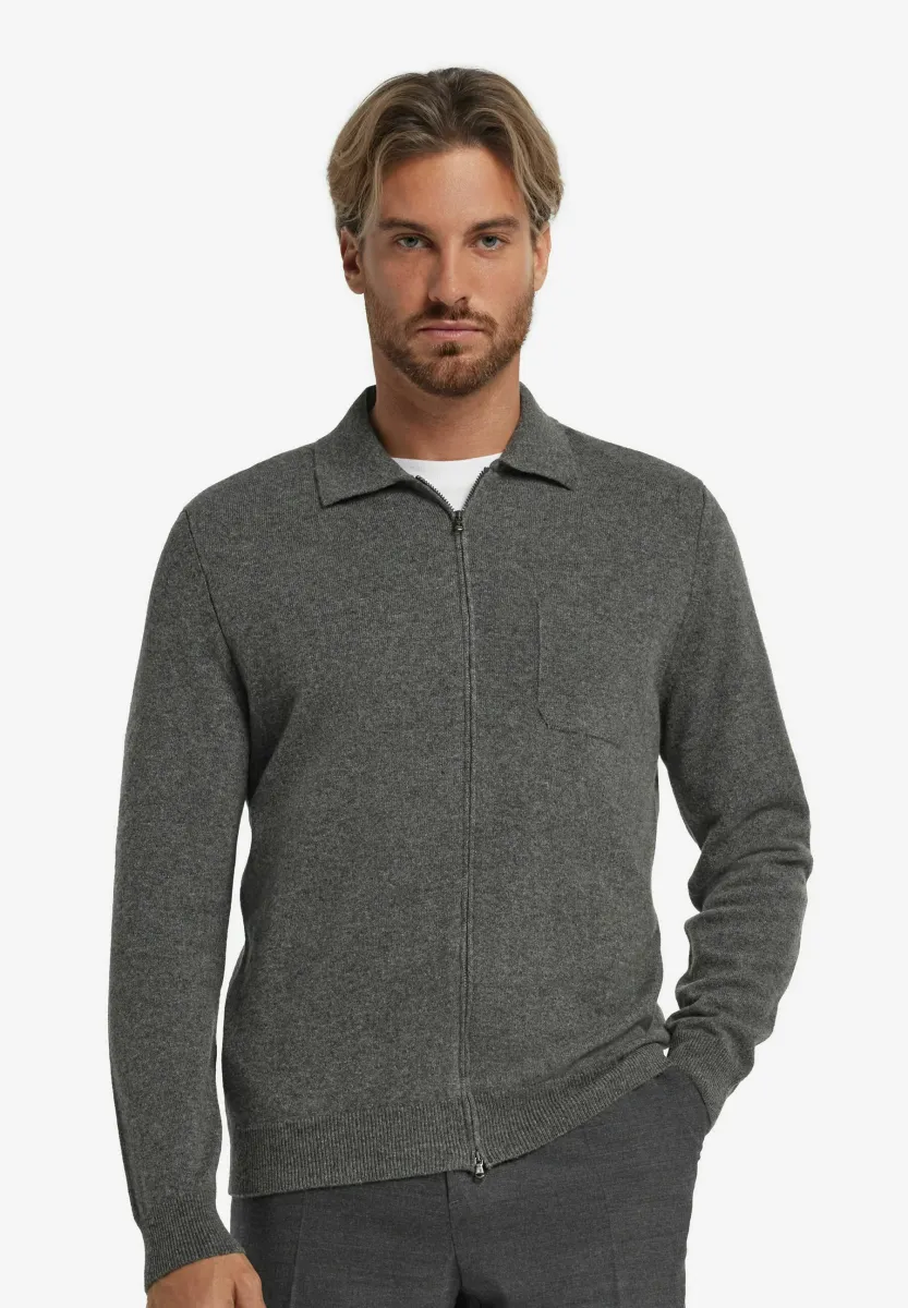 Strickjacke - grey
