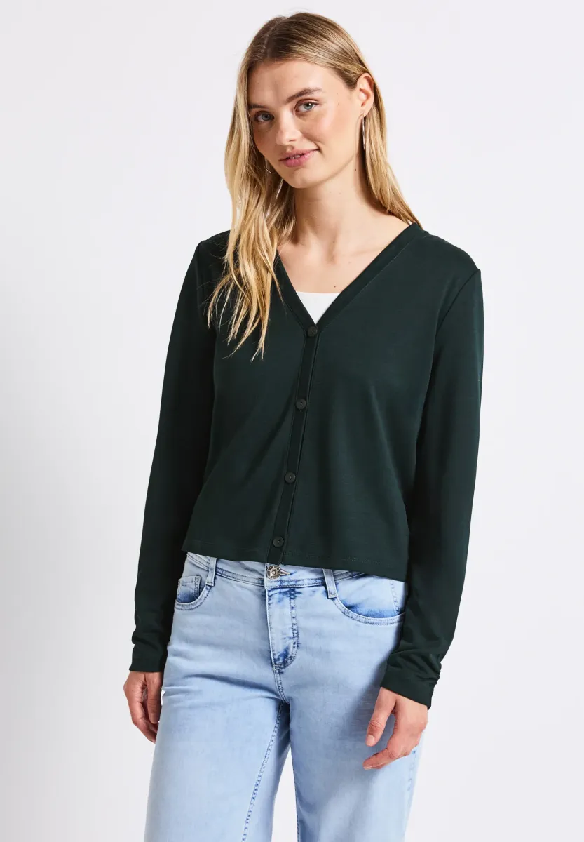 Strickjacke - grün