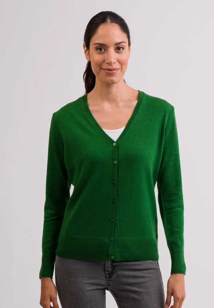 Strickjacke - grün