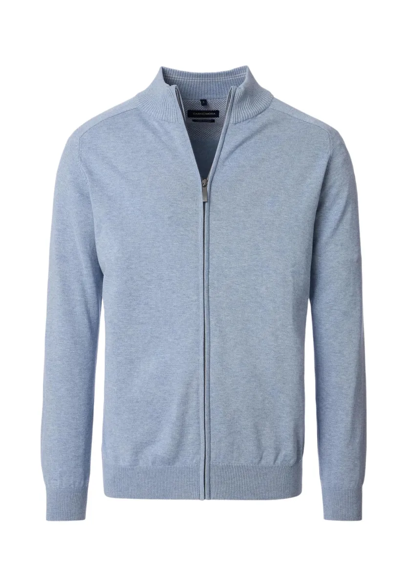 Strickjacke - hellblau