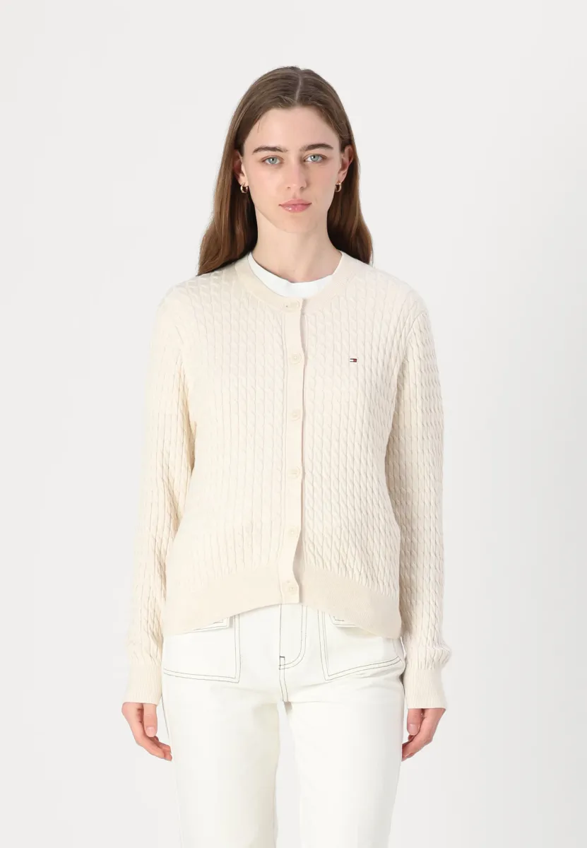 Strickjacke - ivory petal