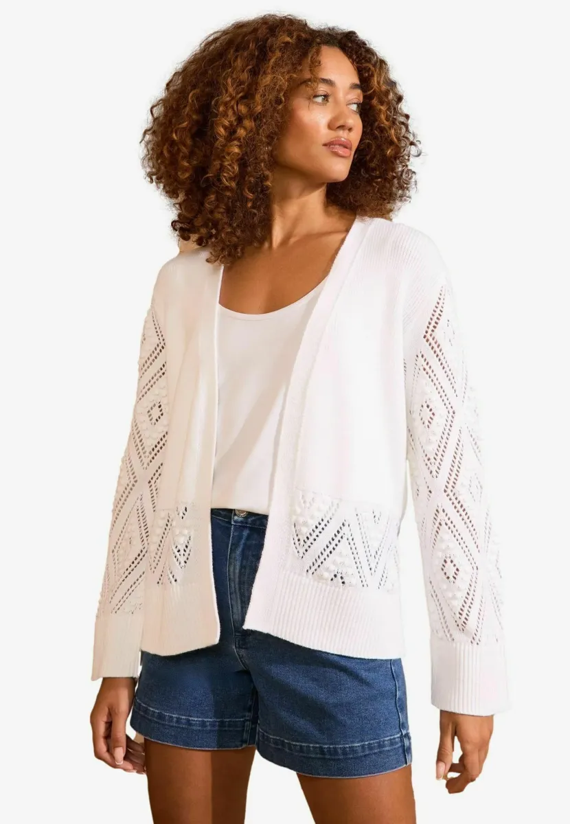 Strickjacke - ivory