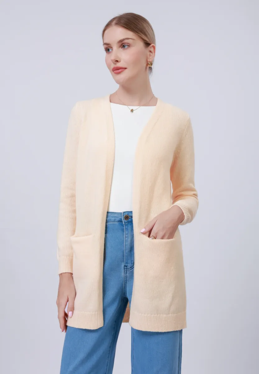 Strickjacke - ivory